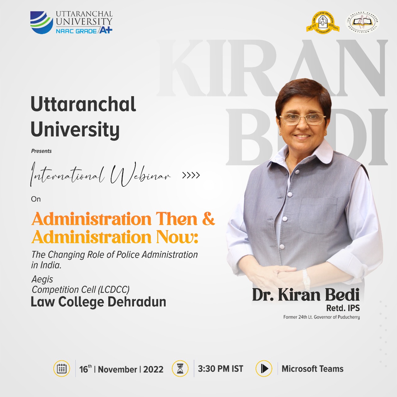 Administration Then and Administration Now: The Changing role of Police Administration in India