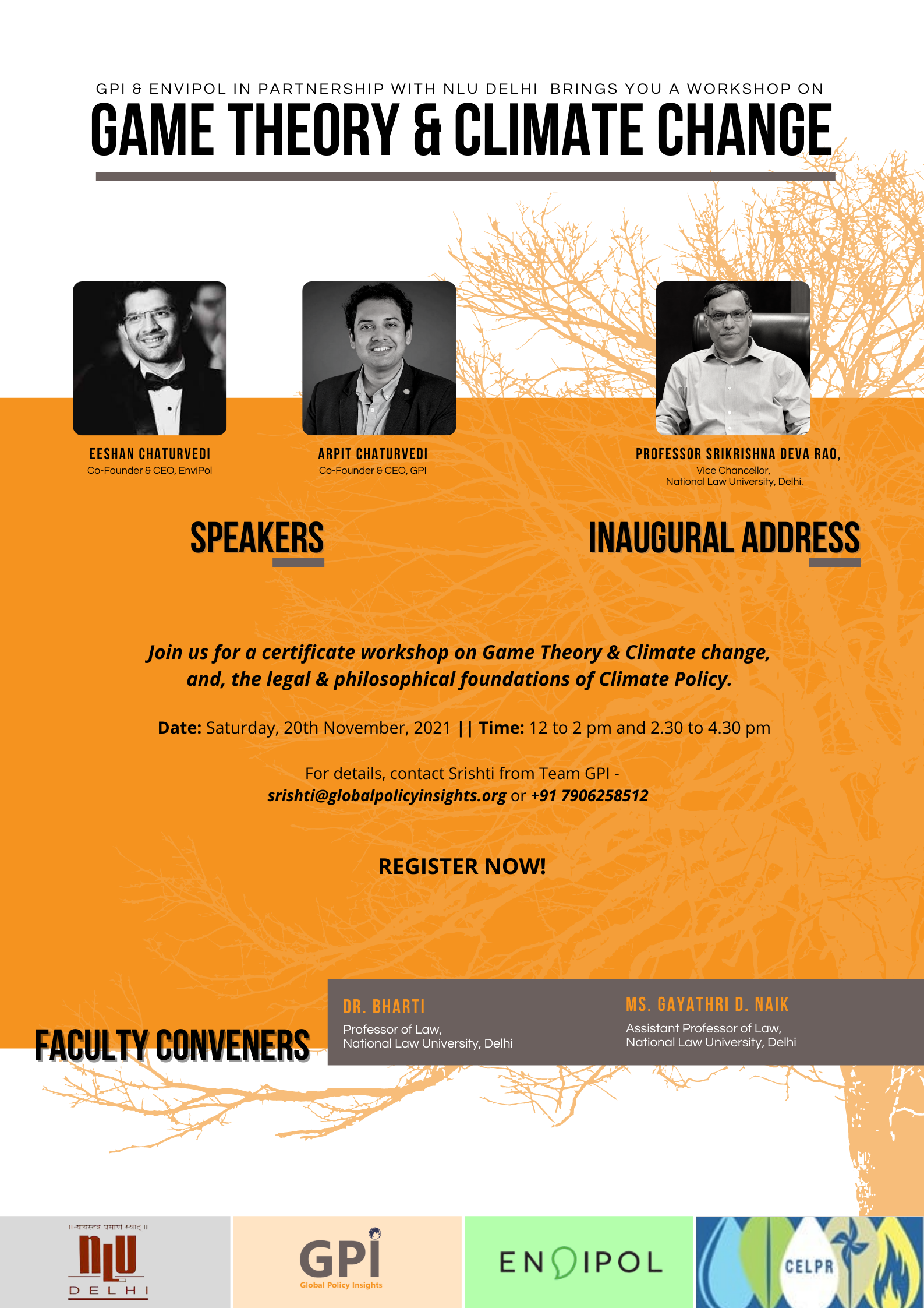 Open Certificate Workshop on Game Theory and Climate Change