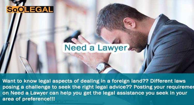 Posting your requirement on Need a Lawyer can help you get the legal assistance