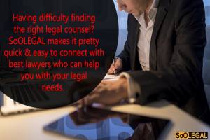 Having difficulty finding the right legal counsel?