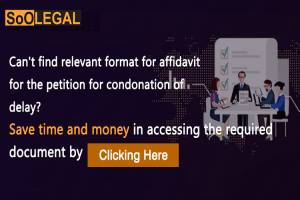 Download Affidavit - Condonation of delay in filling process fee