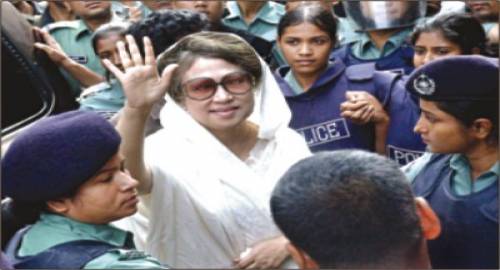 Former PM of Bangladesh,Khaleeda Zia sentenced to five years imprisonment on corruption charges