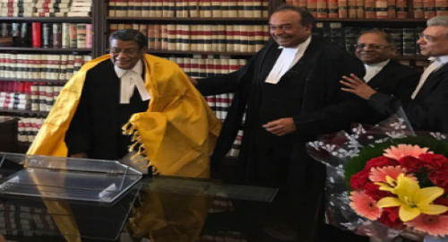 Outgoing AG Mukul Rohatgi passes baton to the new AG KK Venugopal