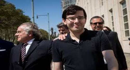 US court sentences  Martin Shkerli the 