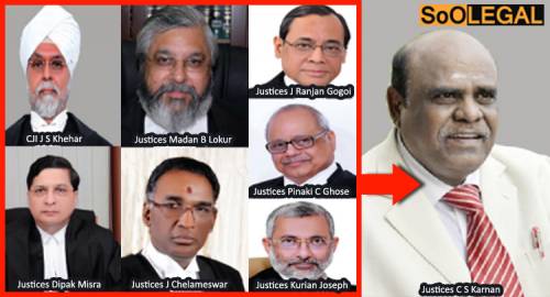 CJI Khehar Refuses To Entertain Justice Karnan’s Plea To Recall Contempt Order