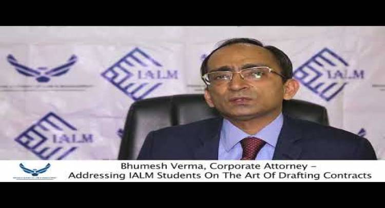 My Address to IALM Students on the Art of Drafting Contracts