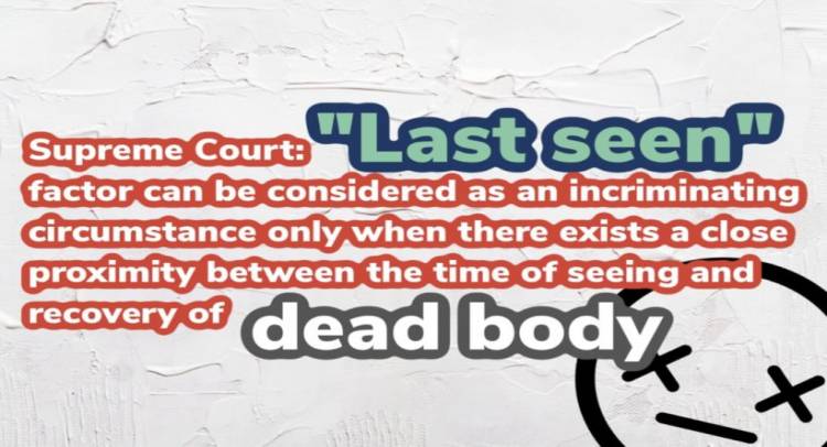 DOCTRINE OF LAST SEEN THEORY