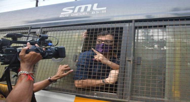 ARNAB GOSWAMI ARRESTED