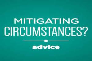 Mitigating factors on sentence awarded