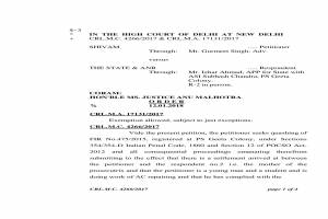 POCSO n 354 n 354 D IPC FIR quashed by Delhi High Court