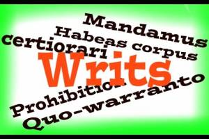 PROHIBITION(WRIT PETITION)