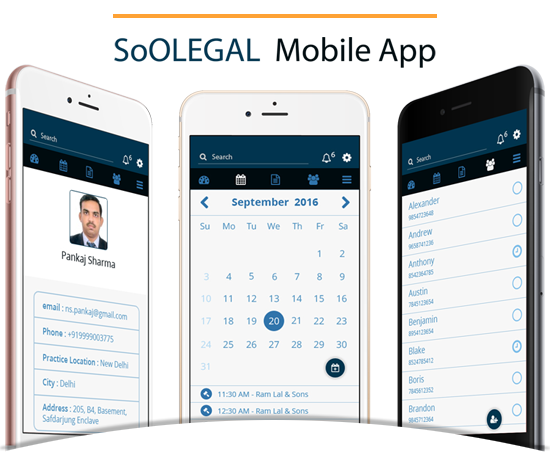 SoOLEGAL Mobile App